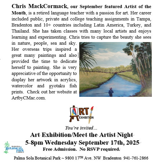 Art in the Park September